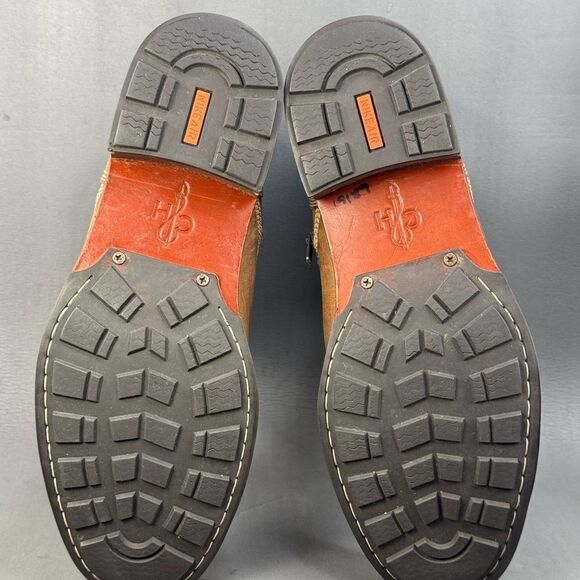 Cole Haan Biker Boots Leather Cap Toe Zip Nike Air Rugged mens size 11 - Picture 11 of 11